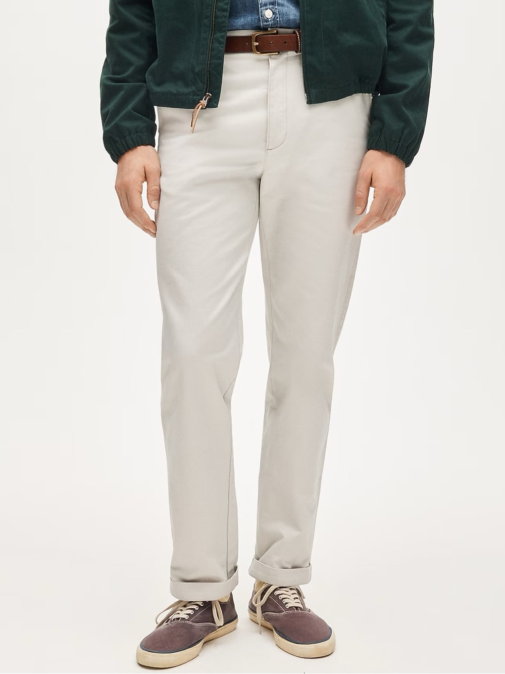 J. CREW Broken-in Straight chino pant in Stone Size 31 NWT $98 CD466